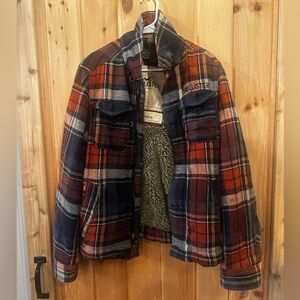 S 1990s vintage Hollister Plaid jacket